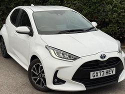 White Used 2024 Toyota Yaris Hybrid Design Hatchback | £19,699 (Fair price)