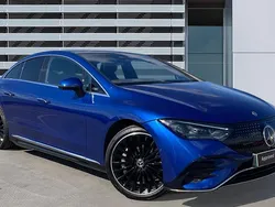 Blue Used 2023 Mercedes EQE300 AMG Line Premium Plus Sedan | £38,655 (Fair price)
