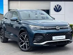 Blue New 2024 VW Tiguan R-line SUV | £35,606 (Fair price)