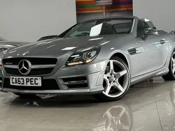 Silver Used 2014 Mercedes SLK250 AMG Cabriolet | £9,495 (Fair price)