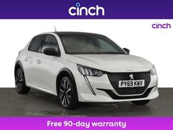 White Used 2020 Peugeot 208 GT-line Hatchback | £13,149 (Fair price)