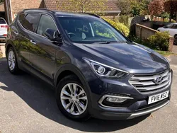 Blue Used 2016 Hyundai Santa Fe Premium SUV | £11,450 (Fair price)