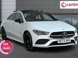 White Used 2022 Mercedes CLA250e AMG line Sedan | £24,500 (Fair price)