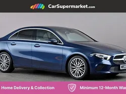 Blue Used 2022 Mercedes A180 Executive Sedan | £17,097 (Good price)