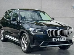 Black Used 2022 BMW X3 xLine SUV | £28,993 (Fair price)