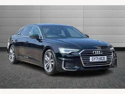 Black Used 2022 Audi A6 S-Line Sedan | £27,295 (Good price)