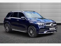 Blue Used 2021 Mercedes GLE300 AMG line SUV | £42,195 (A bit pricey)