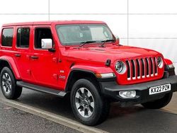 Red Used 2022 Jeep Wrangler Overland SUV | £34,889 (Good price)