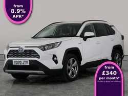 White Used 2020 Toyota RAV4 Hybrid Design SUV | £23,507 (Fair price)