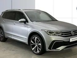 Silver Used 2024 VW Tiguan Allspace R-line SUV | £35,022 (Expensive)
