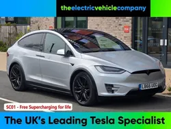 Silver Used 2017 Tesla Model X SUV | £34,995 (Expensive)