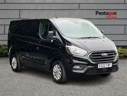 Black Used 2022 Ford Transit Custom Limited Van | £14,295 (Fair price)