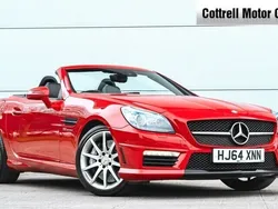 Red Used 2014 Mercedes SLK55 AMG AMG Cabriolet | £20,975