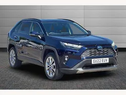 Blue Used 2022 Toyota RAV4 Hybrid SUV | £27,499 (Fair price)