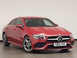 Red Used 2021 Mercedes CLA220 AMG line Sedan | £23,898 (Good price)