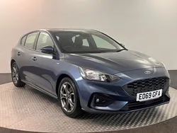 Blue Used 2019 Ford Focus ST-Line Hatchback | £11,380 (Fair price)