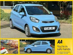 Blue Used 2011 Kia Picanto 2 Hatchback | £3,475 (A bit pricey)