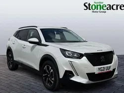 White Used 2021 Peugeot 2008 Allure Premium SUV | £14,690 (Fair price)