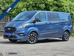 Blue Used 2021 Ford Transit Custom Sport Van | £16,975 (A bit pricey)