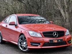 Red Used 2014 Mercedes C180 AMG Coupe | £7,750 (Fair price)