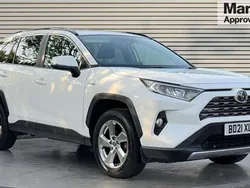 White Used 2021 Toyota RAV4 Hybrid Design SUV | £23,935 (Fair price)