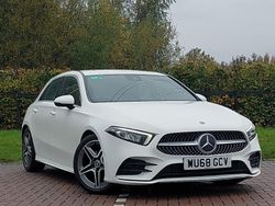 White Used 2018 Mercedes A200 AMG line Hatchback | £16,298 (A bit pricey)