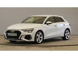White Used 2021 Audi A3 Sportback S-Line Hatchback | £20,399 (Fair price)