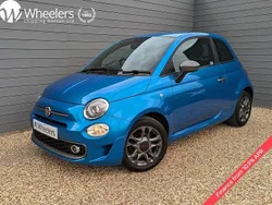 Electronica blue Used 2019 Fiat 500S S Hatchback | £8,295 (A bit pricey)