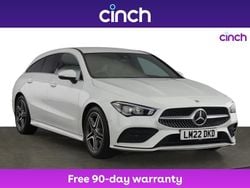 White Used 2022 Mercedes CLA200 AMG line Estate | £17,799 (Good price)