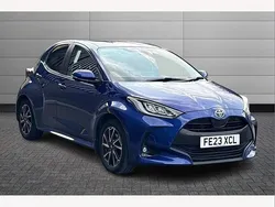 Galactic blue Used 2023 Toyota Yaris Hybrid Design Hatchback | £16,391 (Good price)