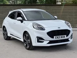 White Used 2021 Ford Puma Gen-E ST-Line X SUV | £13,495 (Fair price)
