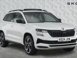 White Used 2024 Skoda Karoq SportLine SUV | £29,284 (Good price)
