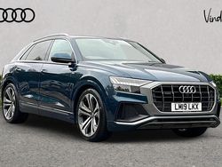 Blue Used 2019 Audi Q8 S-Line SUV | £38,830 (Fair price)