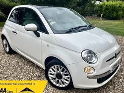 White Used 2015 Fiat 500 Lounge Hatchback | £5,495 (Fair price)