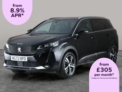 Black Used 2022 Peugeot 5008 GTi Hatchback | £20,129 (Fair price)