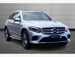 Silver Used 2017 Mercedes GLC250 AMG line SUV | £19,290 (Fair price)