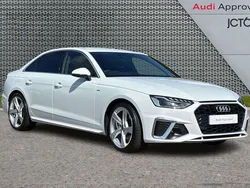 White Used 2024 Audi A4 S-Line Sedan | £26,500 (Fair price)