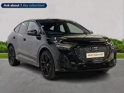 Black Used 2022 Audi Q4 Sportback e-tron Advanced Plus SUV | £37,244 (Good price)