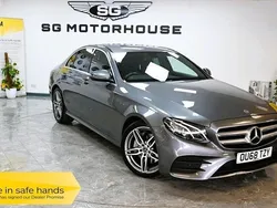 Grey Used 2018 Mercedes E220 AMG line Sedan | £17,495 (Fair price)