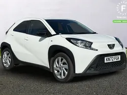 White Used 2022 Toyota Aygo PURE Hatchback | £10,899 (Fair price)