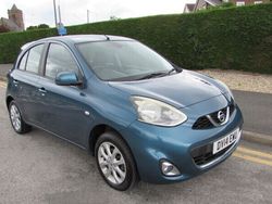 Blue Used 2014 Nissan Micra Acenta Hatchback | £3,695 (Fair price)