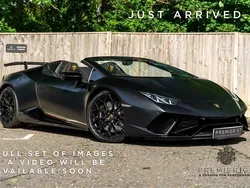 Black Used 2019 Lamborghini Huracán Cabriolet | £224,995