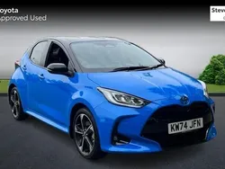 Blue Used 2024 Toyota Yaris Hybrid Edition Hatchback | £25,820