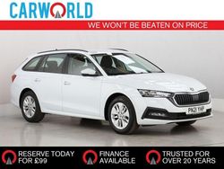 White Used 2021 Skoda Octavia SE Technology Estate | £9,960 (Good price)