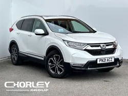 White Used 2021 Honda CR-V Hybrid SUV | £27,299 (Expensive)