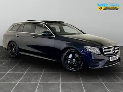 Blue Used 2018 Mercedes E220 AMG Line Premium Plus Estate | £16,395 (Fair price)