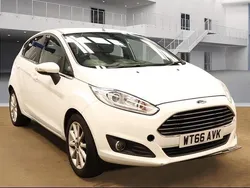 White Used 2017 Ford Fiesta Titanium Hatchback | £3,490 (Fair price)