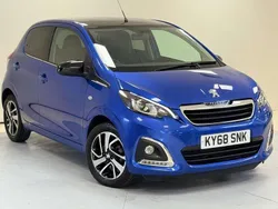 Blue Used 2018 Peugeot 108 Allure Hatchback | £9,695 (Fair price)