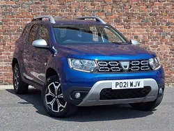 Blue Used 2021 Dacia Duster Prestige SUV | £10,698 (Fair price)