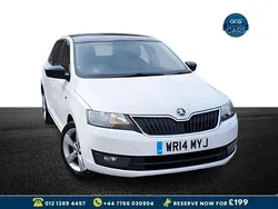 White Used 2014 Skoda Rapid Elegance Hatchback | £6,985 (Fair price)